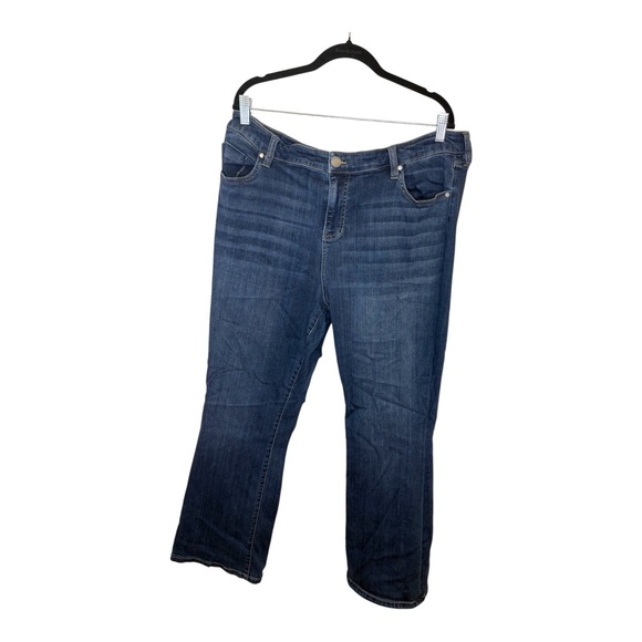 Liverpool Los Angeles Bootcut Jeans Women’s Size 22W Dark Wash Stretch Denim - Picture 1 of 7